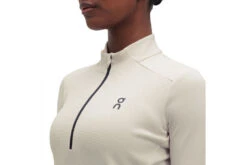 On Climate Shirt Pearl Wit Dames -Hardloopapparatuur Winkel 37107445 3