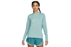 Nike Dri-FIT Ribbed Hardlooptop Ocean Bliss Dames