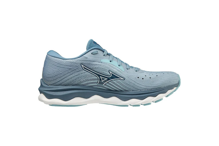 Mizuno Wave Sky 6 Loopschoenen BlueShadow/White/MistyBlue Dames 3 Mizuno Wave Sky 6 Loopschoenen BlueShadow/White/MistyBlue Dames