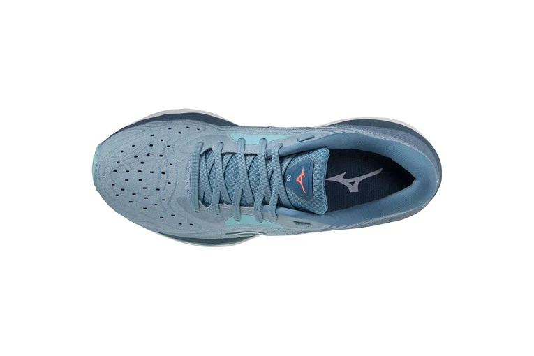 Mizuno Wave Sky 6 Loopschoenen BlueShadow/White/MistyBlue Dames 6 Mizuno Wave Sky 6 Loopschoenen BlueShadow/White/MistyBlue Dames - Afbeelding 4