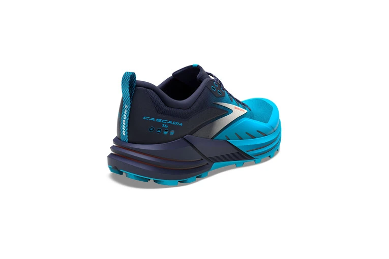 Brooks Cascadia 16 Trailschoenen Peacoat/Atomic Blue/Rooibos Heren 6 Brooks Cascadia 16 Trailschoenen Peacoat/Atomic Blue/Rooibos Heren - Afbeelding 4