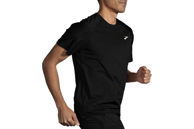 Brooks Atmosphere Short Sleeve 2.0 Loopshirt Black Heren 6 Brooks Atmosphere Short Sleeve 2.0 Loopshirt Black Heren - Afbeelding 4