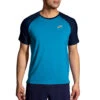 Brooks Atmosphere T-shirt Blauw Heren 1 Brooks Atmosphere T-shirt Blauw Heren -Hardloopapparatuur Winkel 37111966 1