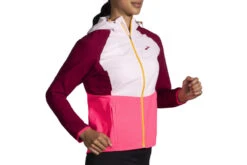 Brooks Canopy Jacket Razzmatazz/Quartz/Hyper Pink Dames -Hardloopapparatuur Winkel 37111968 4