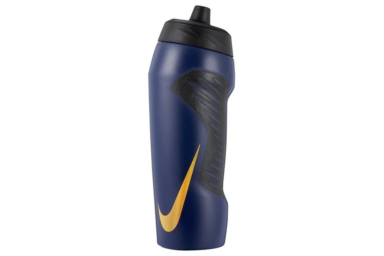 NIKE Hyperfuel Squeeze Flip-top Drinkfles 709ml Donkerblauw 3 NIKE Hyperfuel Squeeze Flip-top Drinkfles 709ml Donkerblauw