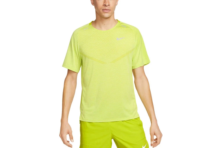 Nike Dri-FIT Miler Breathe T-shirt Fluo Geel Heren 3 Nike Dri-FIT Miler Breathe T-shirt Fluo Geel Heren